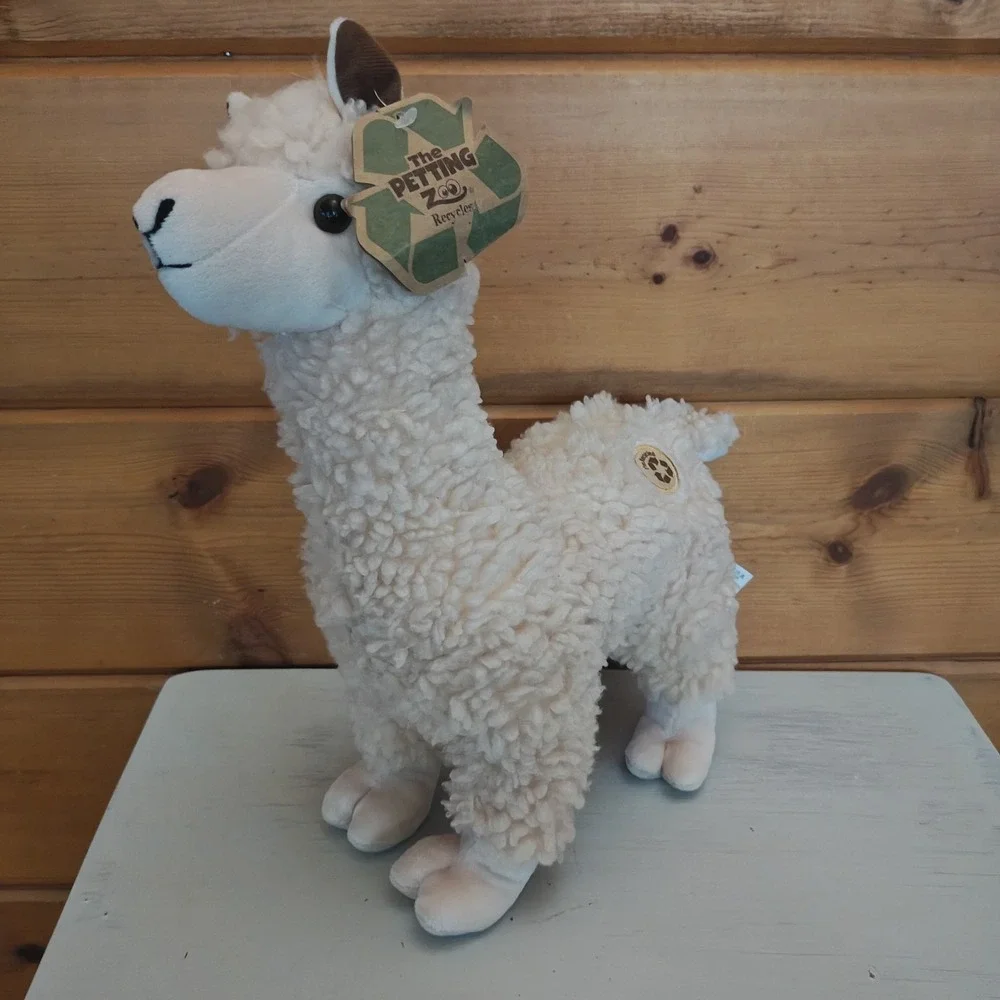 Alpaca Stuffed Animal Plushie Petting Zoo Onez Plush 2024 Recycled‎ E2